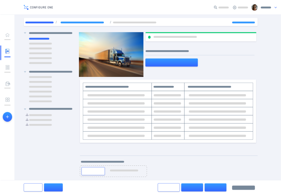 screenshot of Configure One Cloud